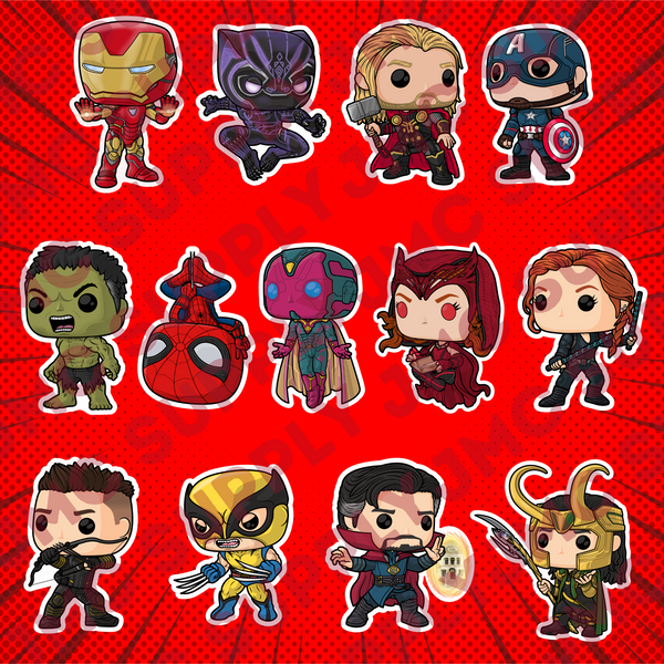 Marvel Avengers Vinyl Sticker Pack