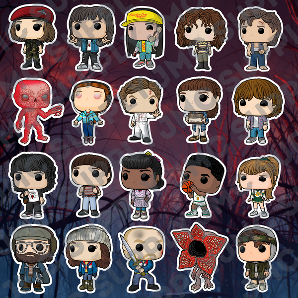 Stranger Things Vinyl Sticker Pack