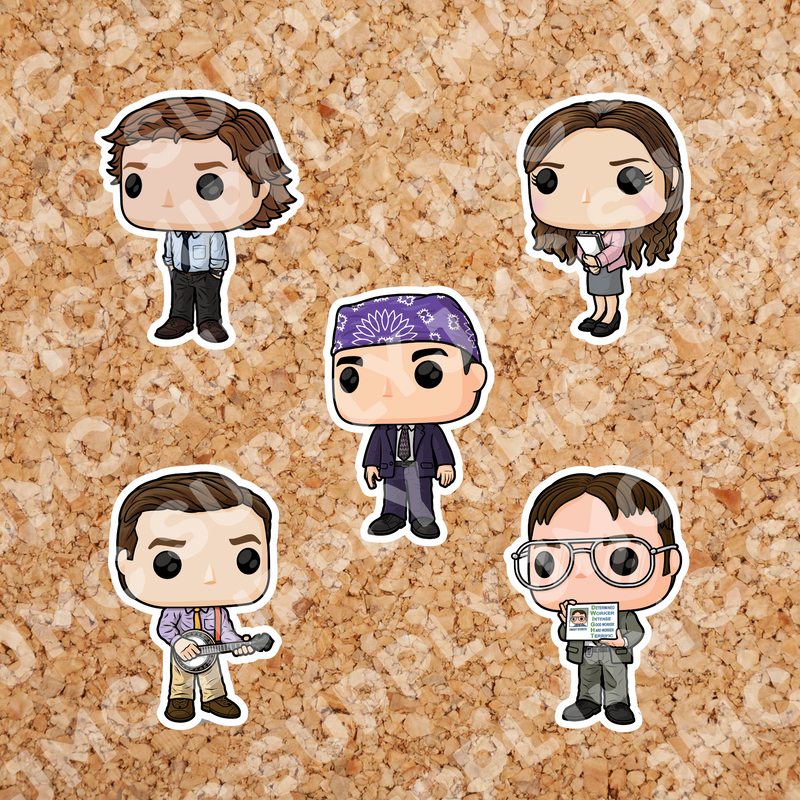 The Office Vinyl Sticker Pack