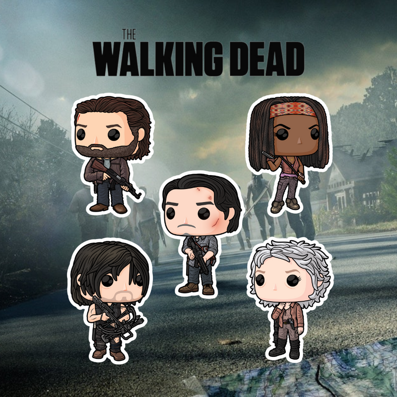 The Walking Dead Sticker Pack – JMC Supply